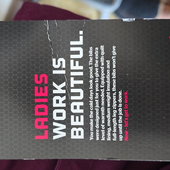 Berne Women's Softstone Duck Insulated Bib Overall Size Large - Picture 9 of 12